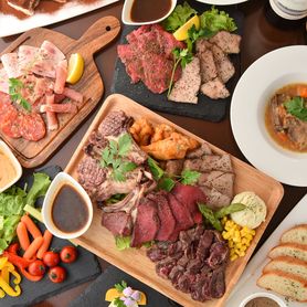 【宴会に◎】3時間飲み放題付「プレミアム肉バルコース」【全9品/5800円→4800円】