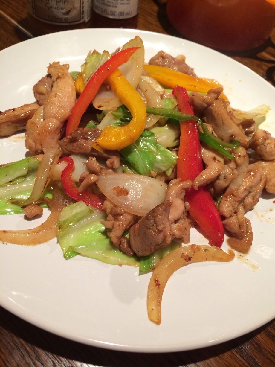 タイ風スパイシー「鶏肉と野菜のカレー炒め」