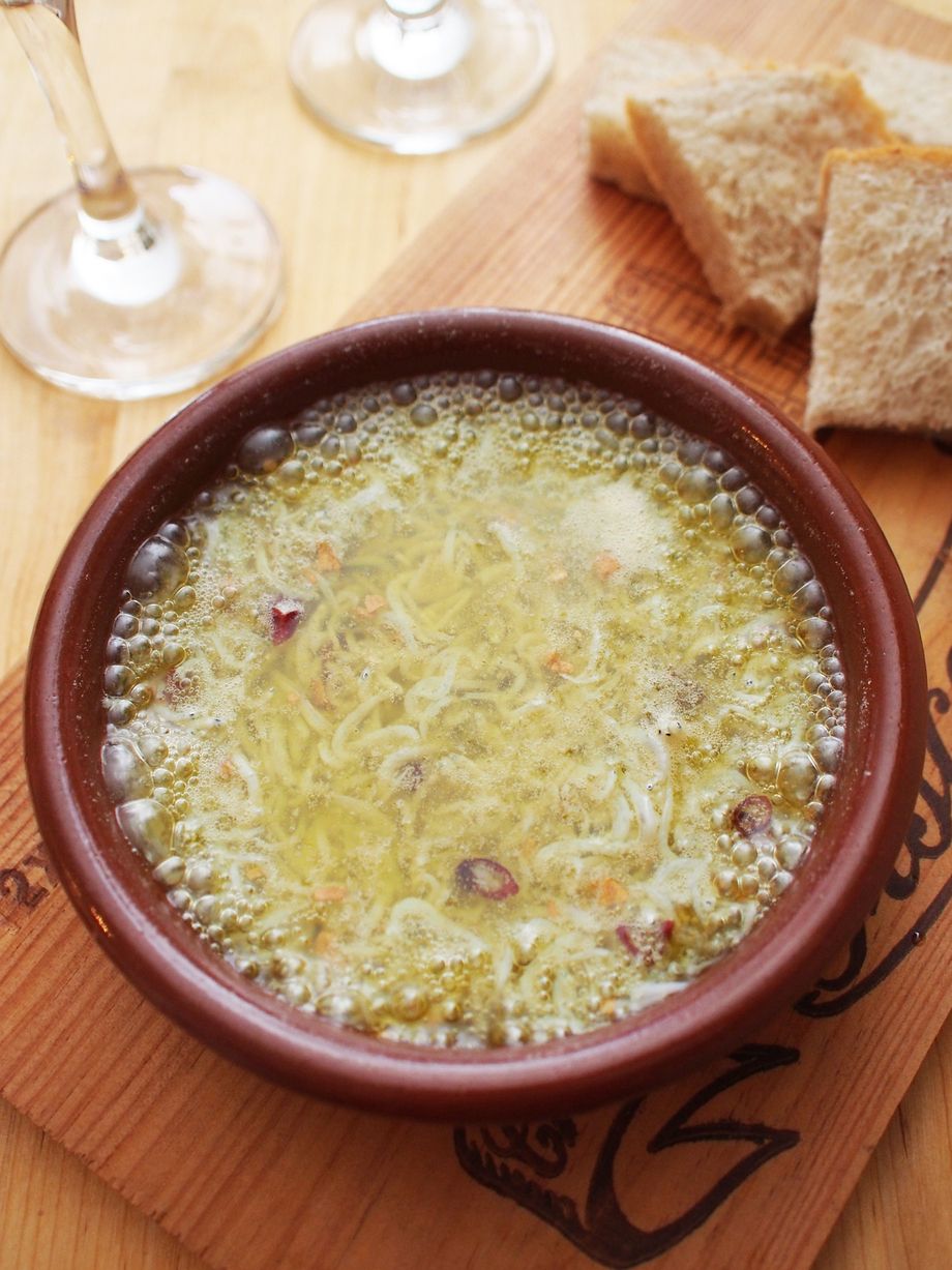 しらすのアヒージョ