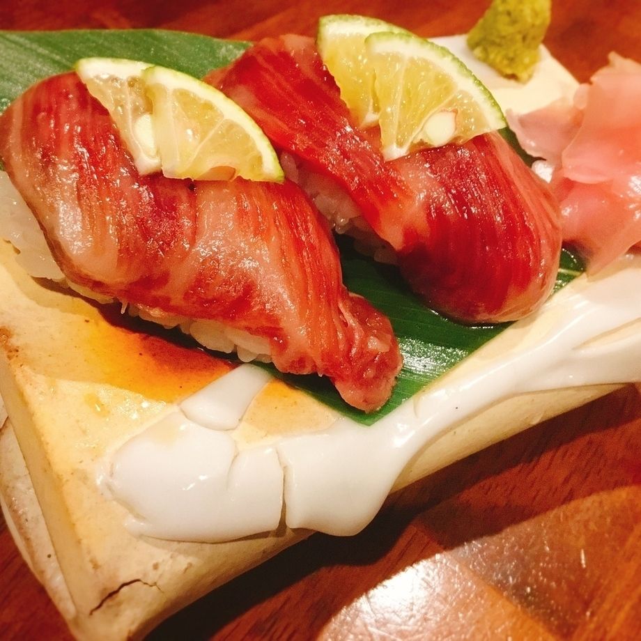 黒毛和牛中トロ（420円）