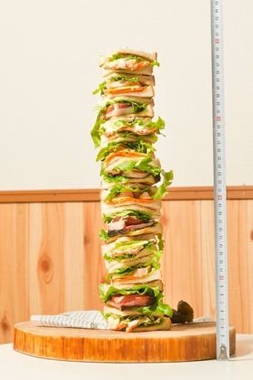 世界一高いクラブハウスサンド