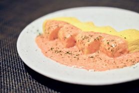 厚焼き玉子（明太チーズソース）