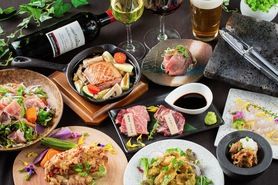 【プレミアムコース】ワンランク上の肉と魚料理が楽しめる！溶岩焼きも。料理9品&2.5h飲放