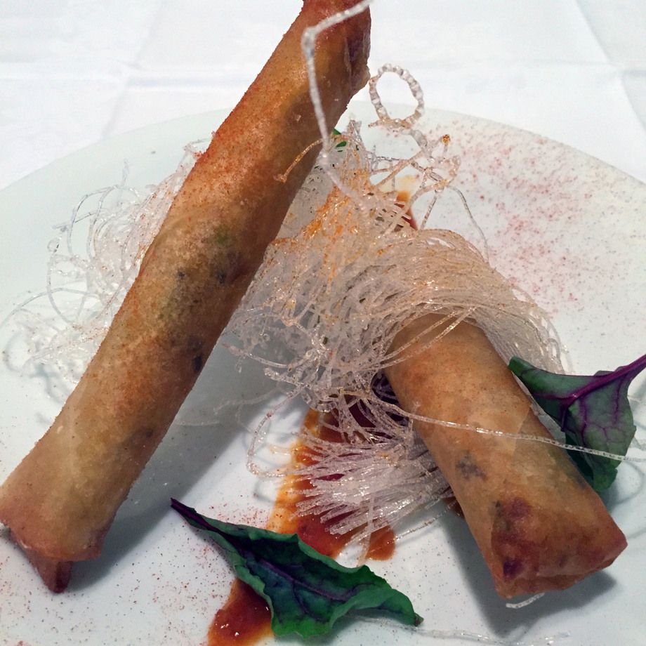 海老チリの春巻き（750）