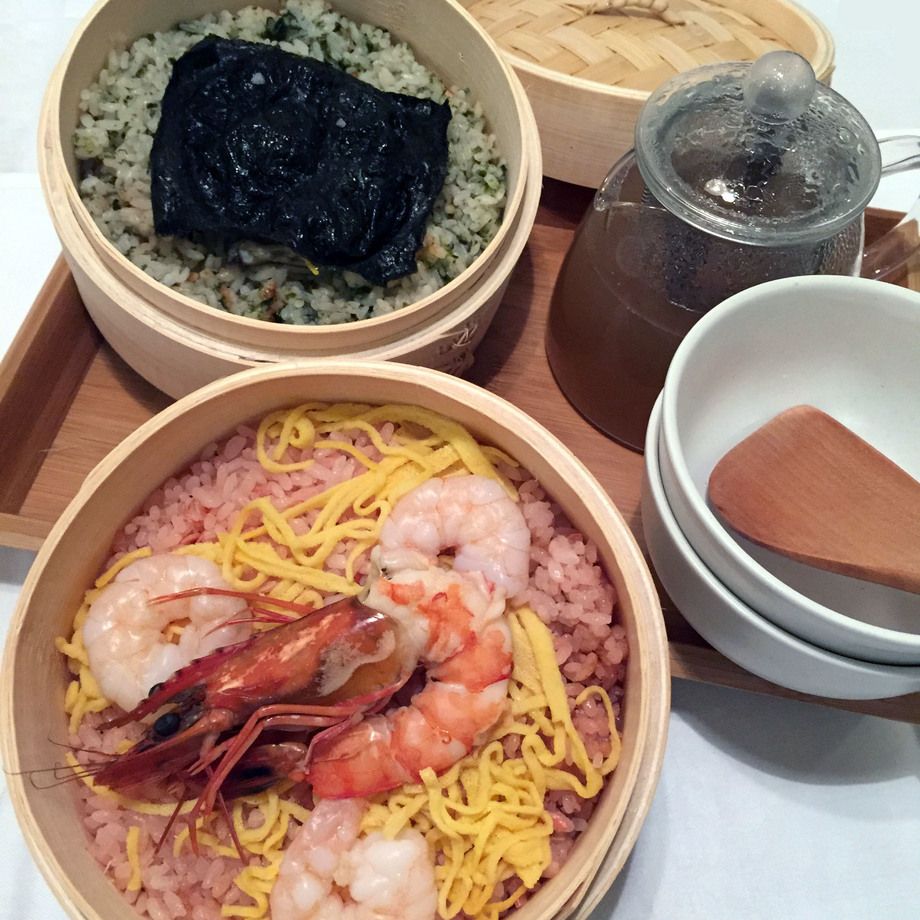 エビアーオリジナル〆のわっぱ飯（1100）