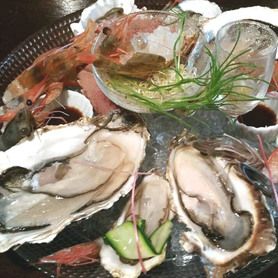 海老の刺身盛り合わせ