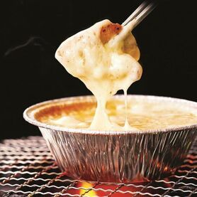 チーズフォンデュdeチキンバジル