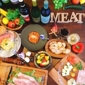 【歓送迎会】2Hワインバイキング＆樽詰めスパークリング付き♪【meat marketコース】3980円