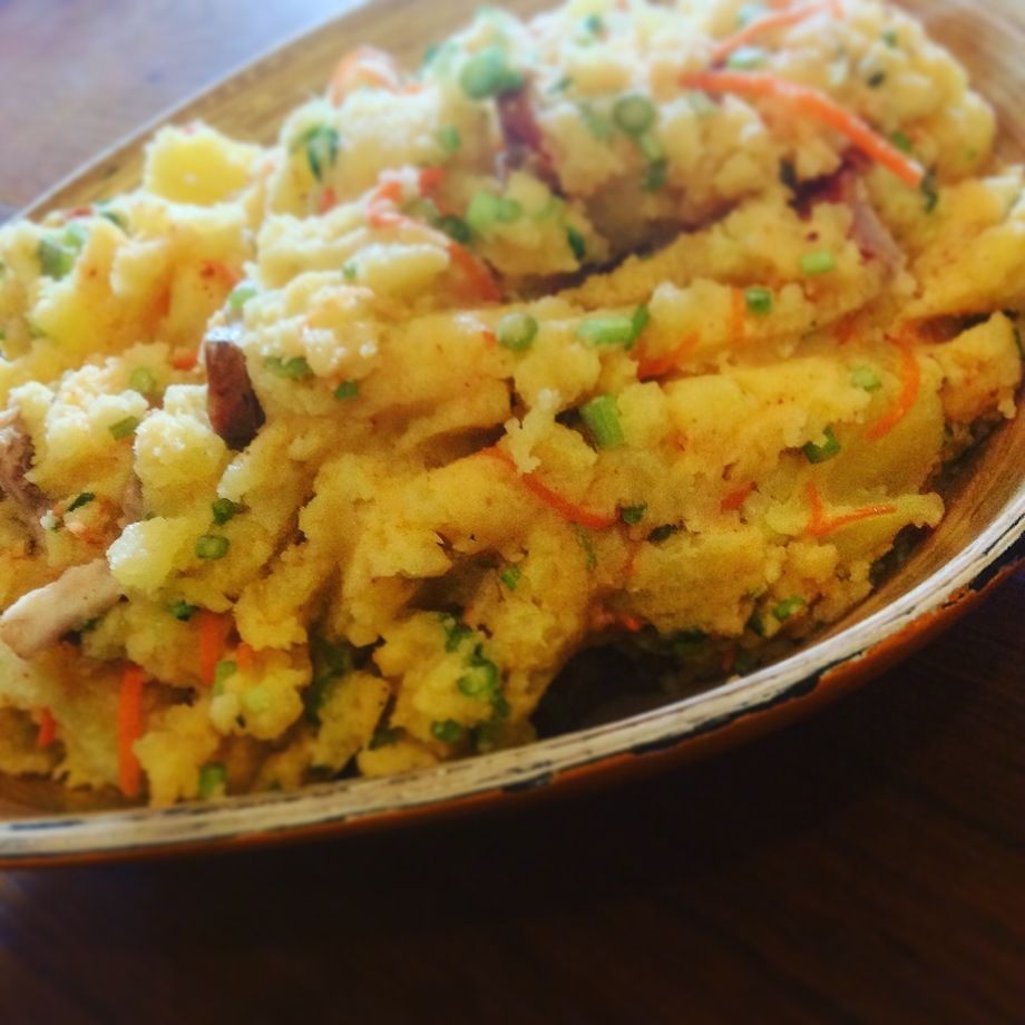 パクチーポテトサラダ（300円／100g）