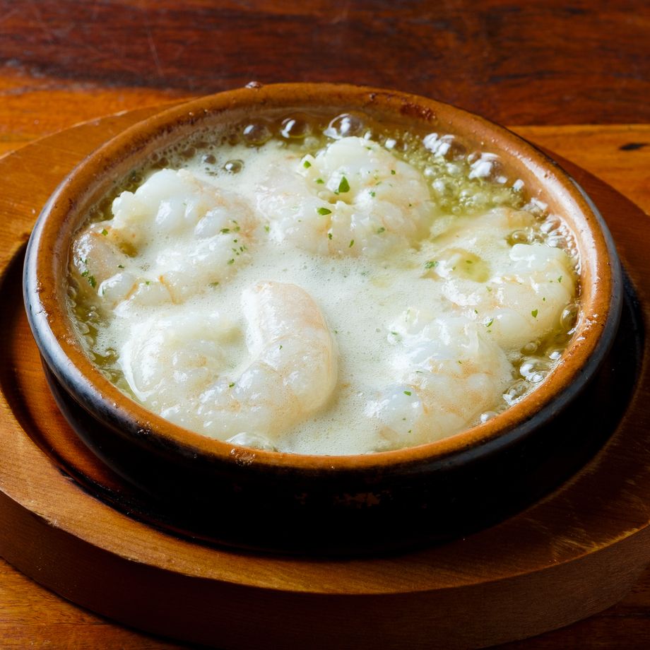 小エビのアヒージョ（500円(税抜)）