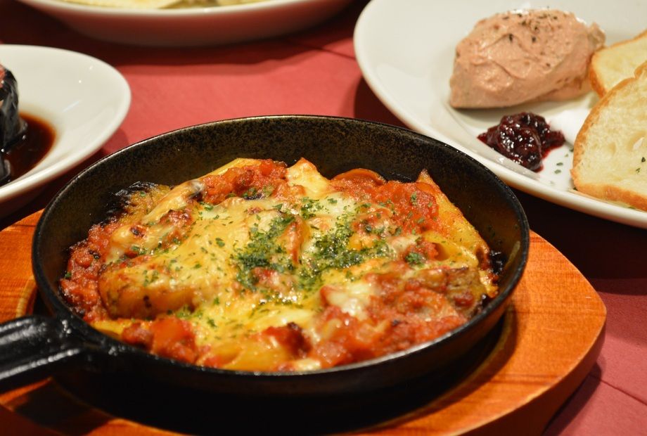 茄子のミートソースグラタン（600円(税抜））