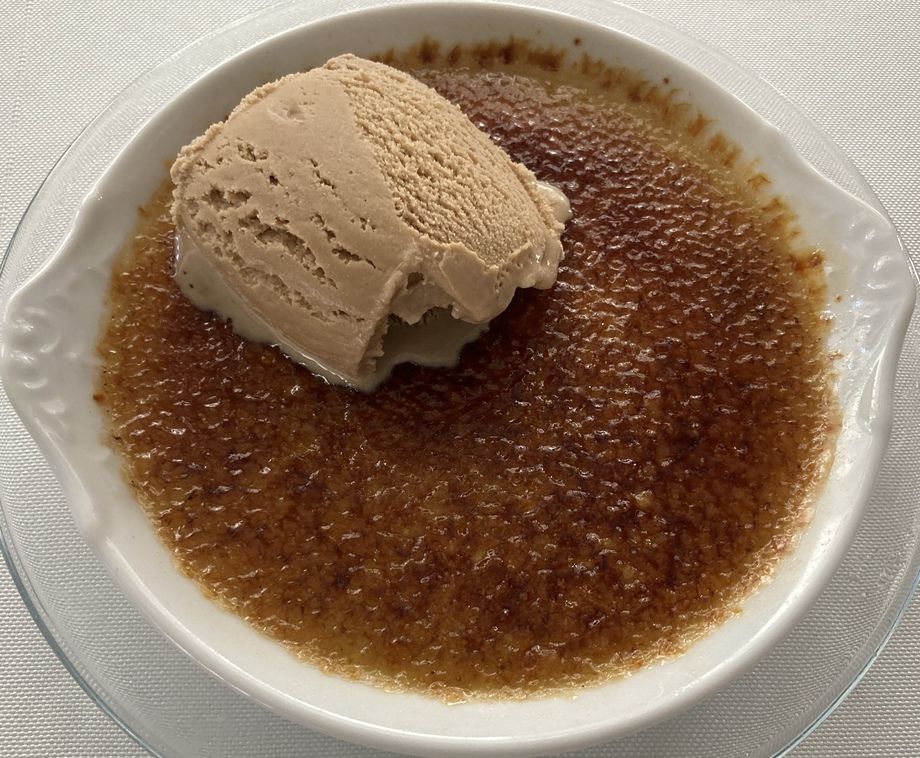 アールグレイ風味の、クリーム・ブリュレ