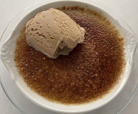 アールグレイ風味の、クリーム・ブリュレ