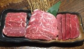 赤身食べ比べ3種盛り