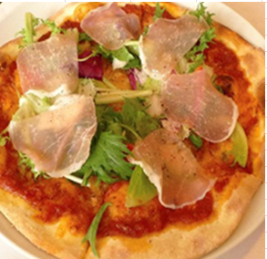 生ハムのminiピッツァ（700円）