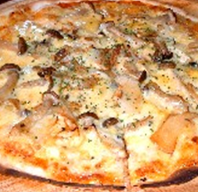 ヘルシー☆キノコのminiピッツァ（600円）