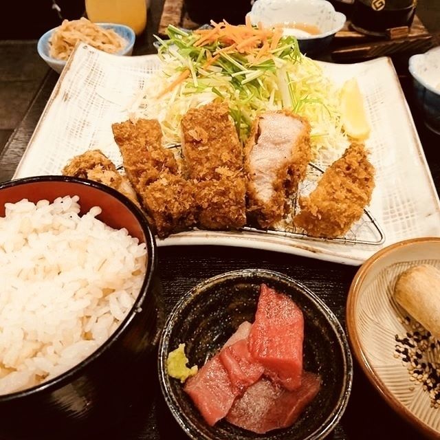 霜降りロースかつ御膳  300g