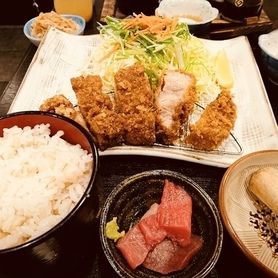 霜降りロースかつ御膳  300g