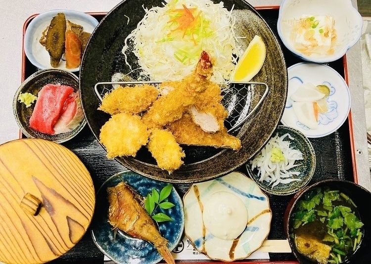 ミックスフライ御膳