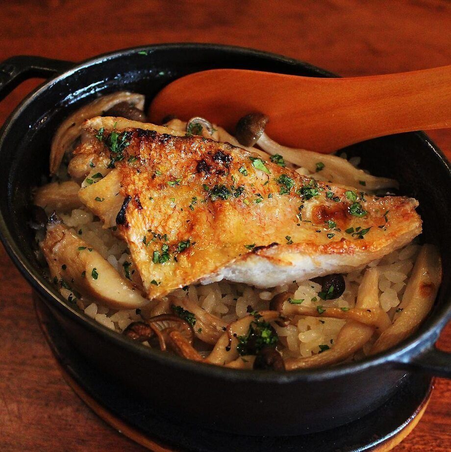 絶品！STAUB焼き飯（ユメカサゴ・きのこ） 