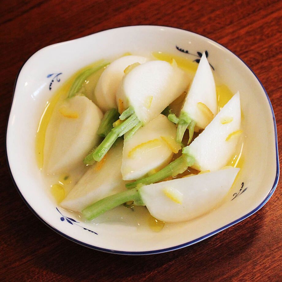 カブのさっぱり柚子マリネ 