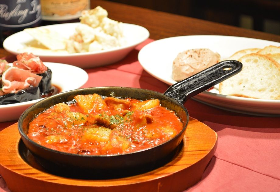 牛ホルモンのアラビアータ（600円(税抜)）