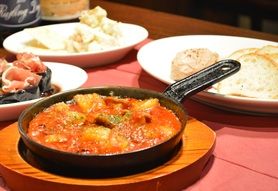 牛ホルモンのアラビアータ