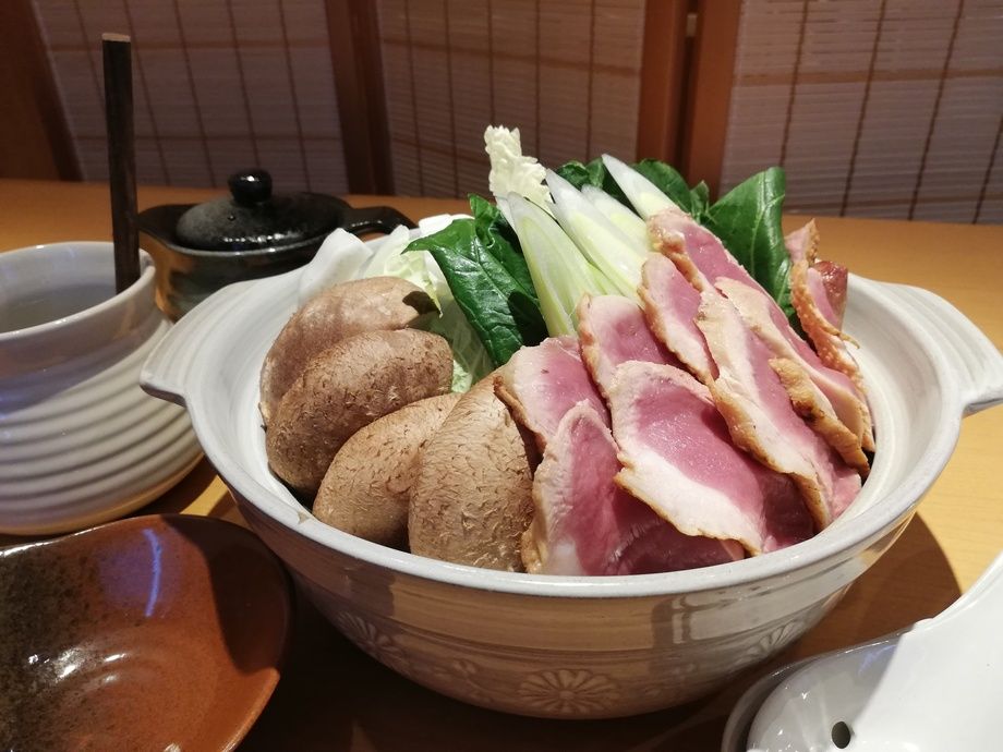 《ディナー》鴨鍋コース（6500円(一人前)）