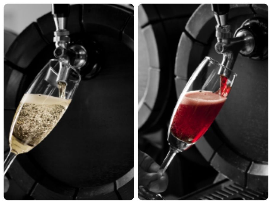 イタリアからの贈り物！【樽生スパークリングワイン】（600円）