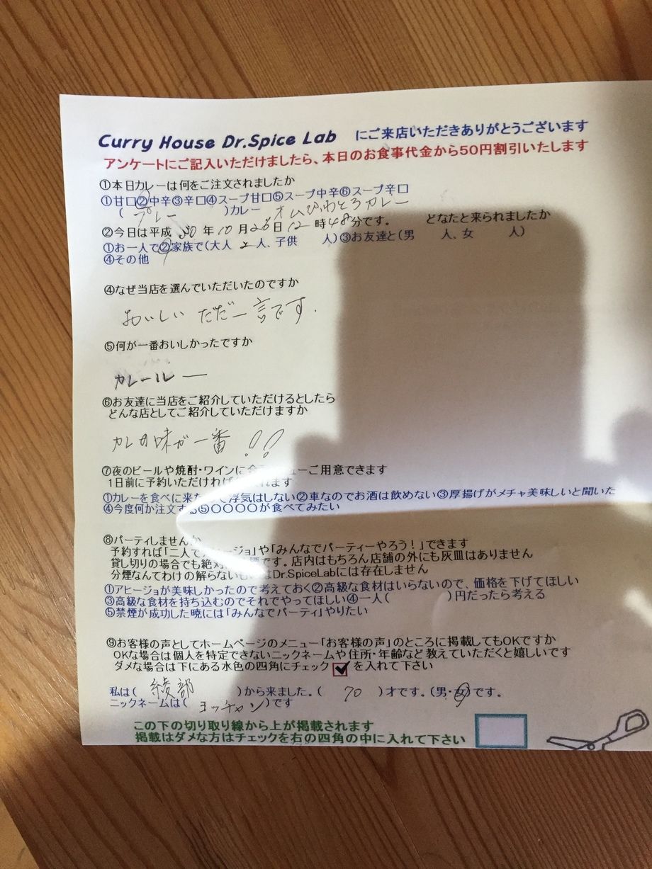 綾部のヨッチャンさんご来店ありがとうございました。