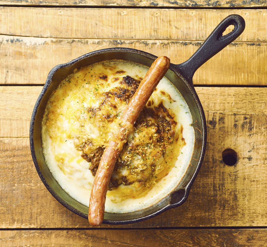 道産ソーセージとこだわりドライカレーのドリア