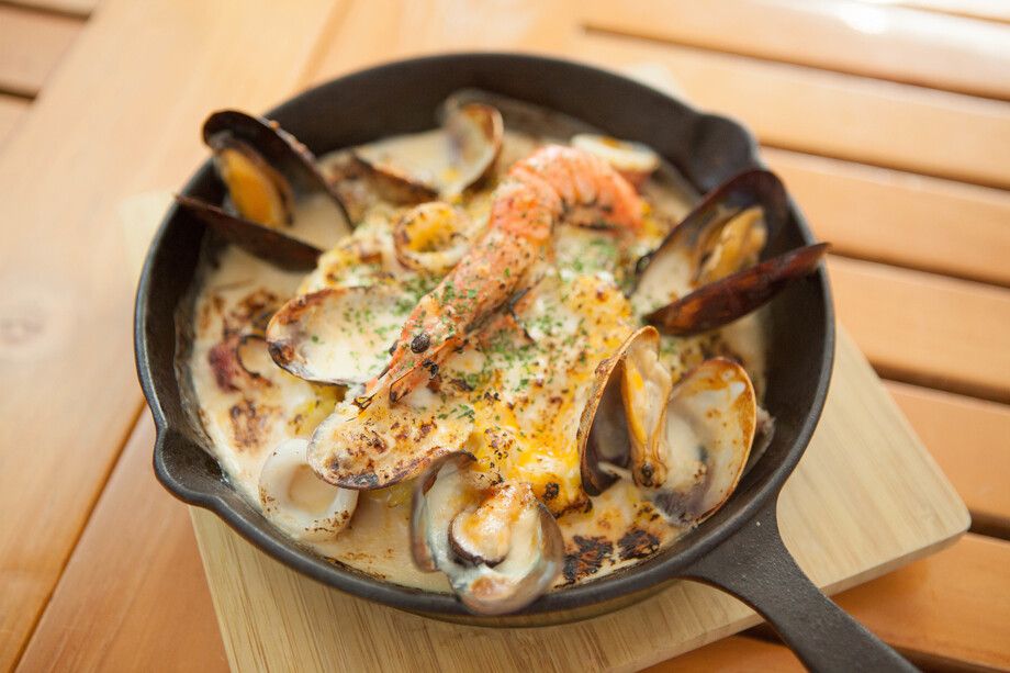 シーフードドリア