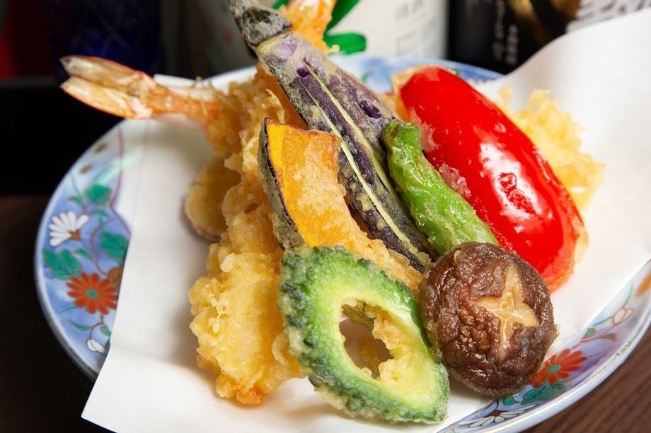 天ぷら盛り合わせ（上）