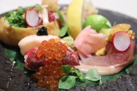 ★SNSで話題の肉の寿司全8品『肉の寿司コース◆特上◆』3500円(税抜) 