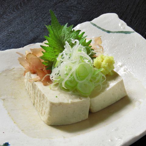 須賀川 二瓶豆腐のこだわり奴（400円(税別)）