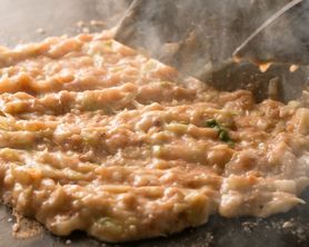 カレーチーズもんじゃ焼き