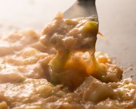 キムチチーズもんじゃ焼き