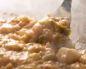 カマンベールもんじゃ焼き