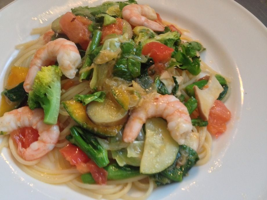 小エビと色々野菜　ランチ（６５０円）