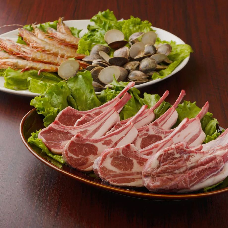 【手作りピザ体験付★豪華BBQ】牛サーロイン・ラムチョップなど