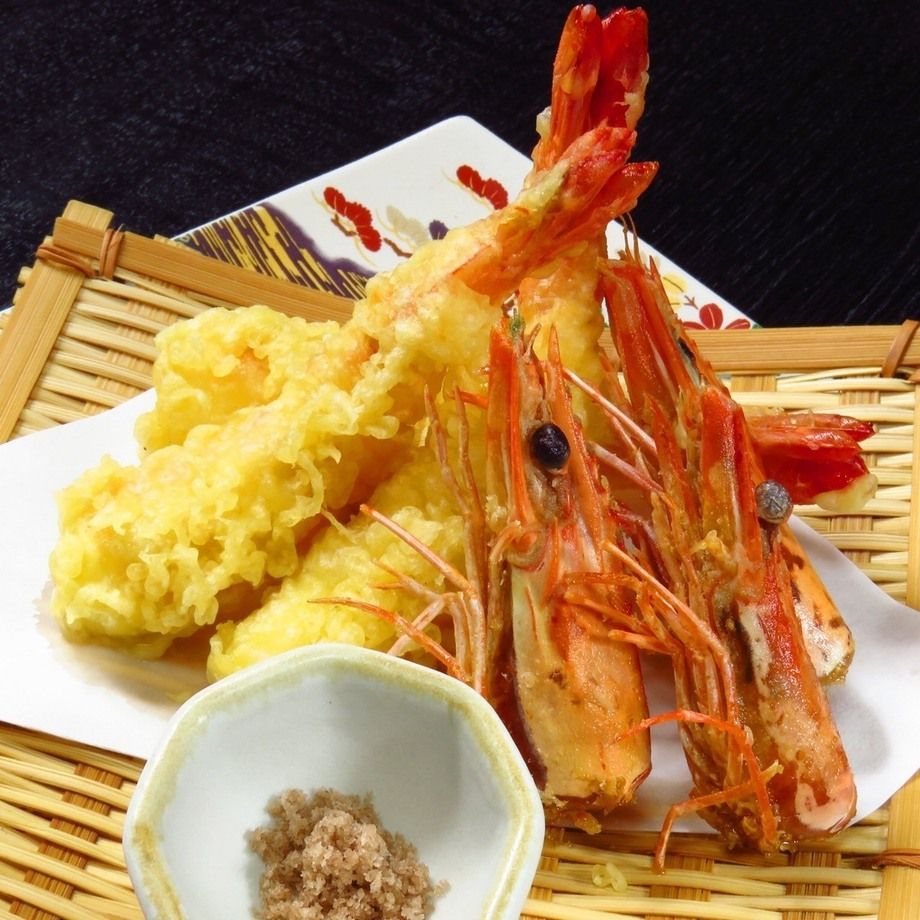 海老の天婦羅（680円）