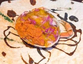 【せいこ蟹　菊花酢がけ】