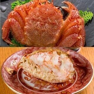 【3/19まで】【酒肴コース】 毛蟹をメインにお酒を楽しみながらお食事をしていただくプラン