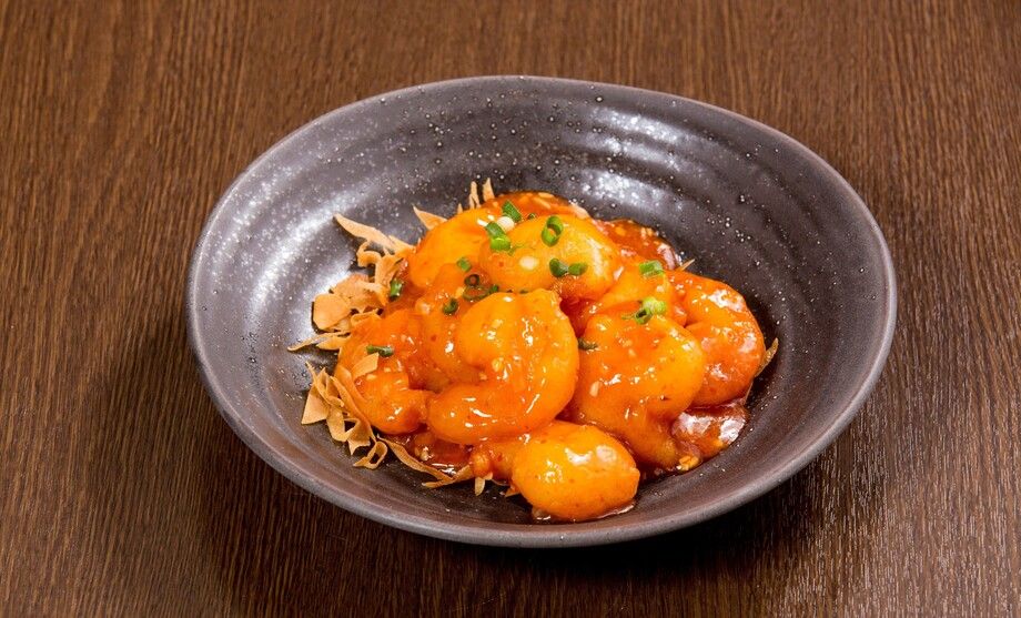 エビチリソース炒め（900）