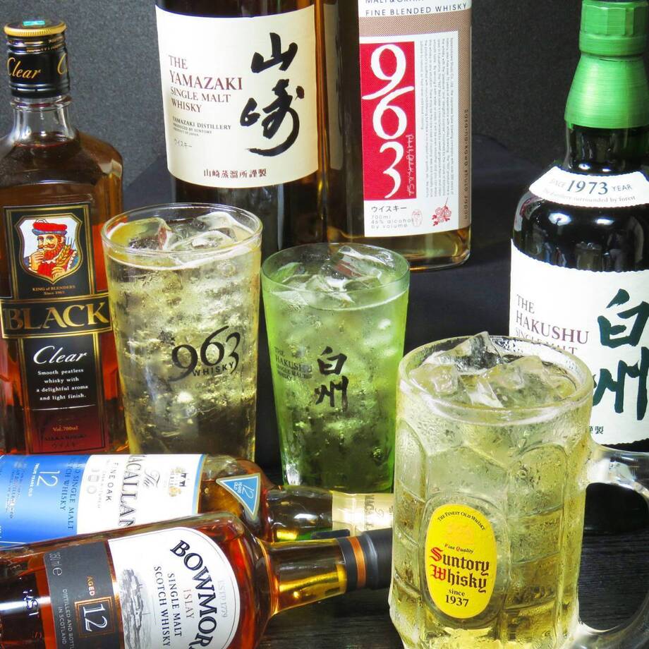 ウィスキー・ハイボール（４５０円～）