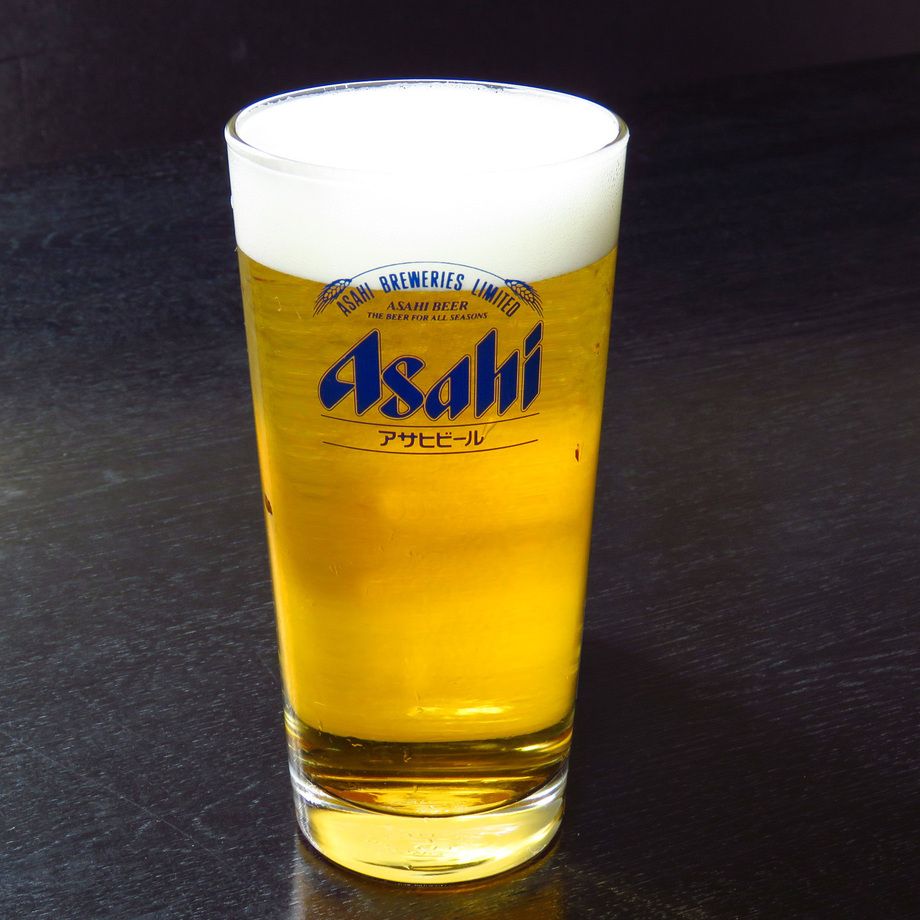 生ビール（アサヒ スーパードライ）（５４０円）