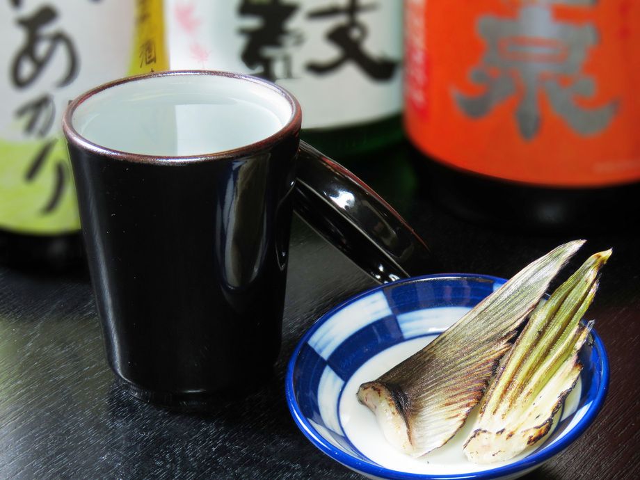ふぐのヒレ酒（笹の川）※季節限定（６００円）
