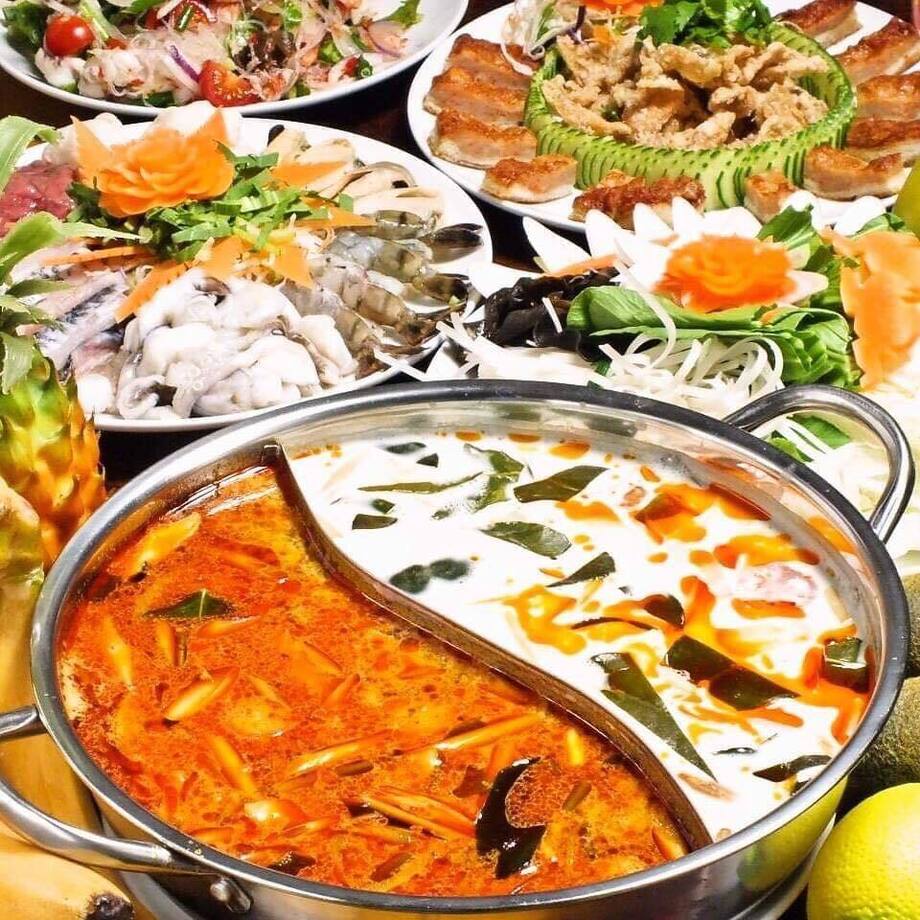 【元祖】タイ火鍋コース（4,980円）