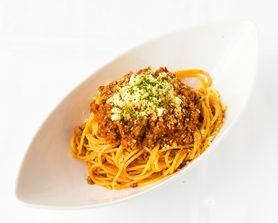 手作りミートソースパスタ