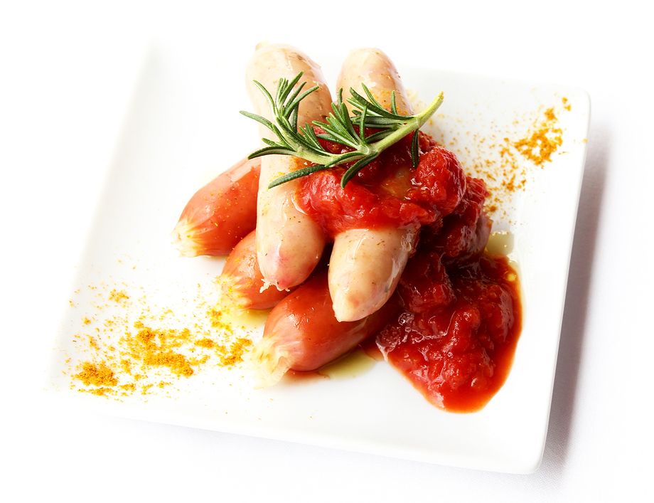 ドイツ風ソーセージ2種の盛合わせ